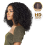 HD Lace Front Wig Middle Parted Curly Big Wave Women's 9