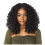 HD Lace Front Wig Middle Parted Curly Big Wave Women's 2