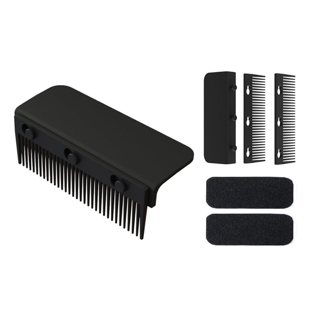 Photos - Hair Pin / Headband / Elastic Hair Tie Flat Iron Comb Attachment Clip On, Grip for black