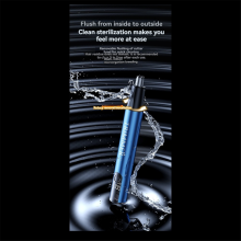Elektrischer Nasenhaarschneider, Automatischer, Abwaschbarer Trimmer, Effizient und Sicher, Kompaktes Design für Unterwegs, Blau