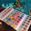 63 Color Makeup Eye Shadow Palette Glitter Pigment Shimmer Shadow 7