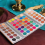 63 Color Makeup Eye Shadow Palette Glitter Pigment Shimmer Shadow 4