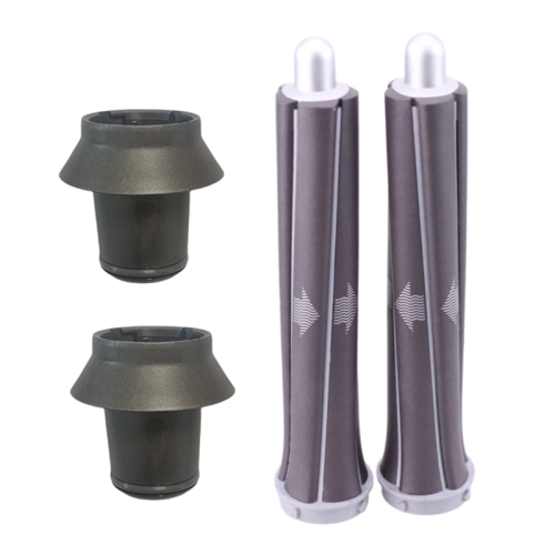 4PCS 30mm Curling Barrels e Adapters para Hair Dryer Attachment Automatic Curl Styler Tool-C