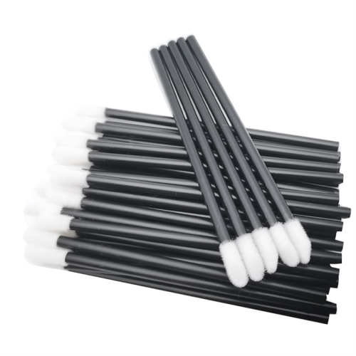 500 PCS Disposable Lip Brush Make Up Makeup Beauty Tool Black