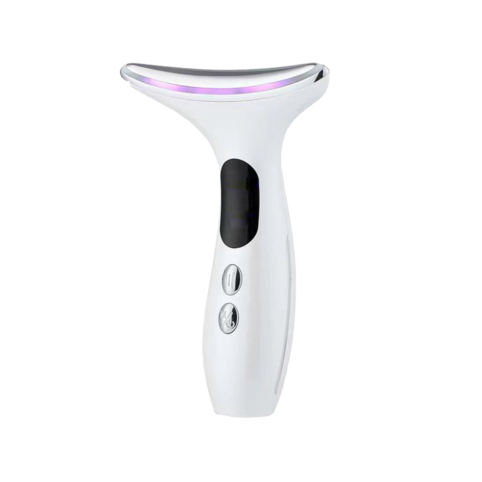 Mikrostrom-Gesichtshals-SchöNheitsgeräT Photonenstraffende VerjüNgung Anti-Falten-DüNnes Doppelkinn-Hautpflege-GesichtsmassagegeräT-image