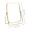 Vanity Makeup Mirror with Metal Stand Swivel Desktop Tabletop 7