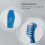 12 Pack Denture Brush Hard Cleaning False Teeth 6