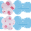 10Pcs Waterproof Shower Cap Elastic Bath Hat for Women Reusable 9