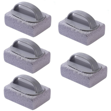 5PCS Hand-Held Pools Pumice Stone, Pool Cleaning Blocks with Handle