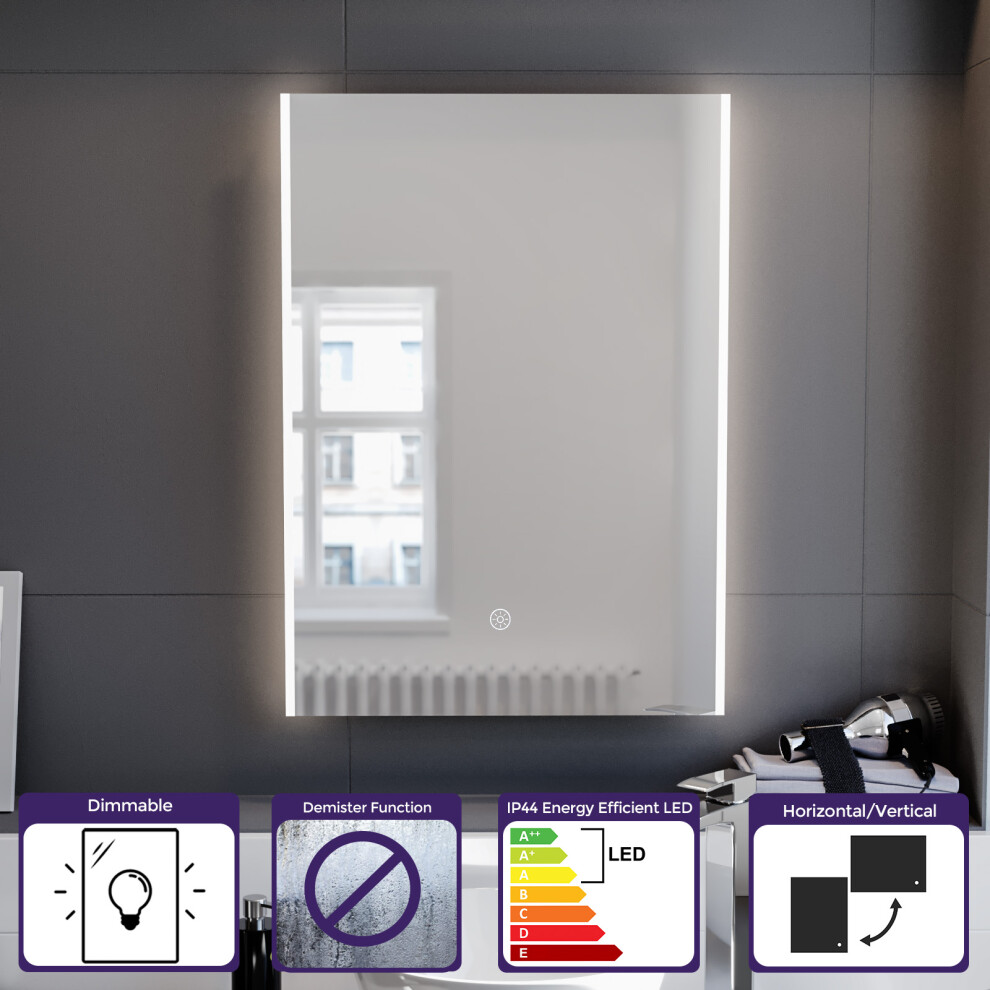 Riley Large Illuminated Back-lit Bathroom Mirror
