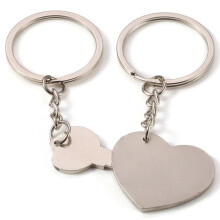 Ik Hou van Jou Hartvorm Koppel Sleutelhanger  Sleutelhanger Sleutelhanger Geliefde Cadeau Valentijnsdag