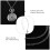 Montre Gousset Quartz Alliage Argent Pendentif Collier 8