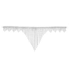 Zomer Kwastjes Bikini Crossover Harnas Taille Buik Lichaam Tailleketting