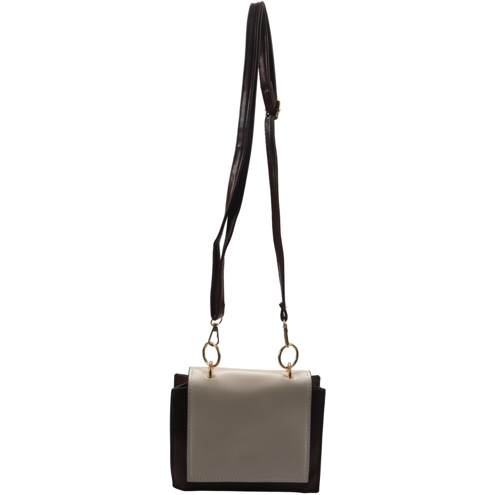 Crossbody Bags For Women Rope Knots Handlde Purse PU White