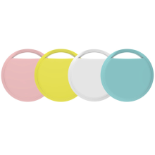 4 Pack Smart Tag Trackers for Find My,White&Pink&Yellow&Blue