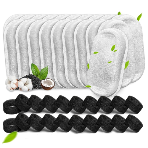 40PCS Φίλτρα Cat Water Fountain για 67oz/2L και 108/3,2L