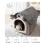 Cat/Dog Bed Removableand Washable Foldable Pet Sleepping S 8