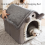 Cat/Dog Bed Removableand Washable Foldable Pet Sleepping S 4