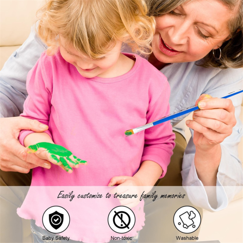 Clear Family Handprint Kit Δώρα για νέους γονείς 2