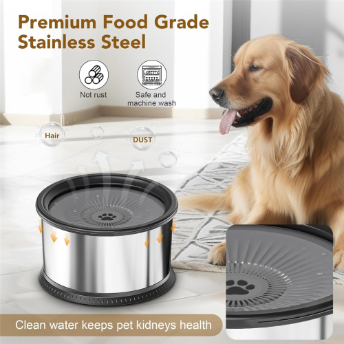 Μπολ 6,5 λίτρων Dog Water 1,6 Gallon Super Capacity Χωρίς Χυμένο 2