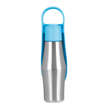 Prenosná fľaša na vodu pre psov - modrá 27 oz