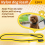 Nylon Dog Training Slip Walking Lead With P Chain 1cm μαύρο 6
