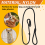 Nylon Dog Training Slip Walking Lead With P Chain 1cm μαύρο 9