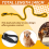 Nylon Dog Training Slip Walking Lead With P Chain 1cm μαύρο 10