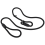 Nylon Dog Training Slip Walking Lead With P Chain 1cm μαύρο 5