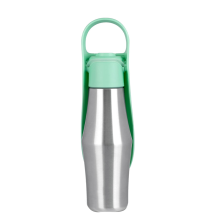 Prenosná fľaša na vodu pre psov - zelená 27 oz