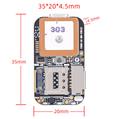 Super Mini GPS Tracker GSM AGPS Wifi LBS Locator Tracking Recorder 2