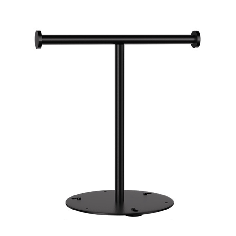 Support de Porte-Serviettes, Porte-Serviettes en Forme L, Barre Serviettes Autoportante Stable, D'Anneau Serviette pour Salle Bain