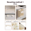 Kitchen Wall-Mounted Trash Can Cabinet Hanging Can,Light Green 8