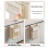 Kitchen Wall-Mounted Trash Can Cabinet Hanging Can,Light Green 10