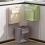 Kitchen Wall-Mounted Trash Can Cabinet Hanging Can,Light Green 6
