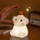 Cute Elephant Lamp, Silicone Night Light with 30 Minutes Timer,White 5