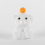 Cute Elephant Lamp, Silicone Night Light with 30 Minutes Timer,White 8
