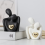 Mini Couple Statue TV Stand Decor Abstract Sculpture Black A 6