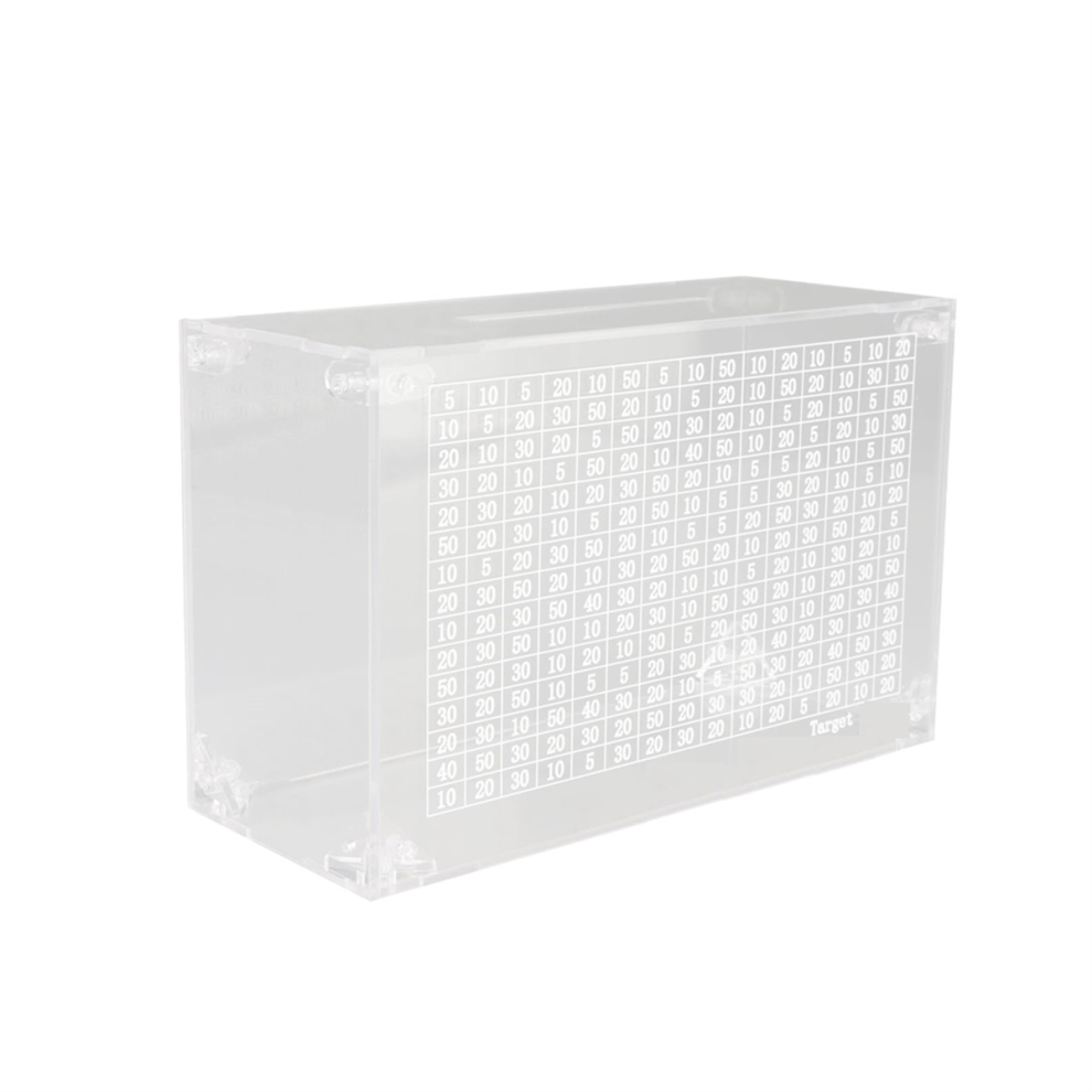Tirelire Transparente pour Enfants et Adultes, en Acrylique Transparent, Adulte avec Compteur Objectif D'Épargne, Meilleur Cadeau 1000