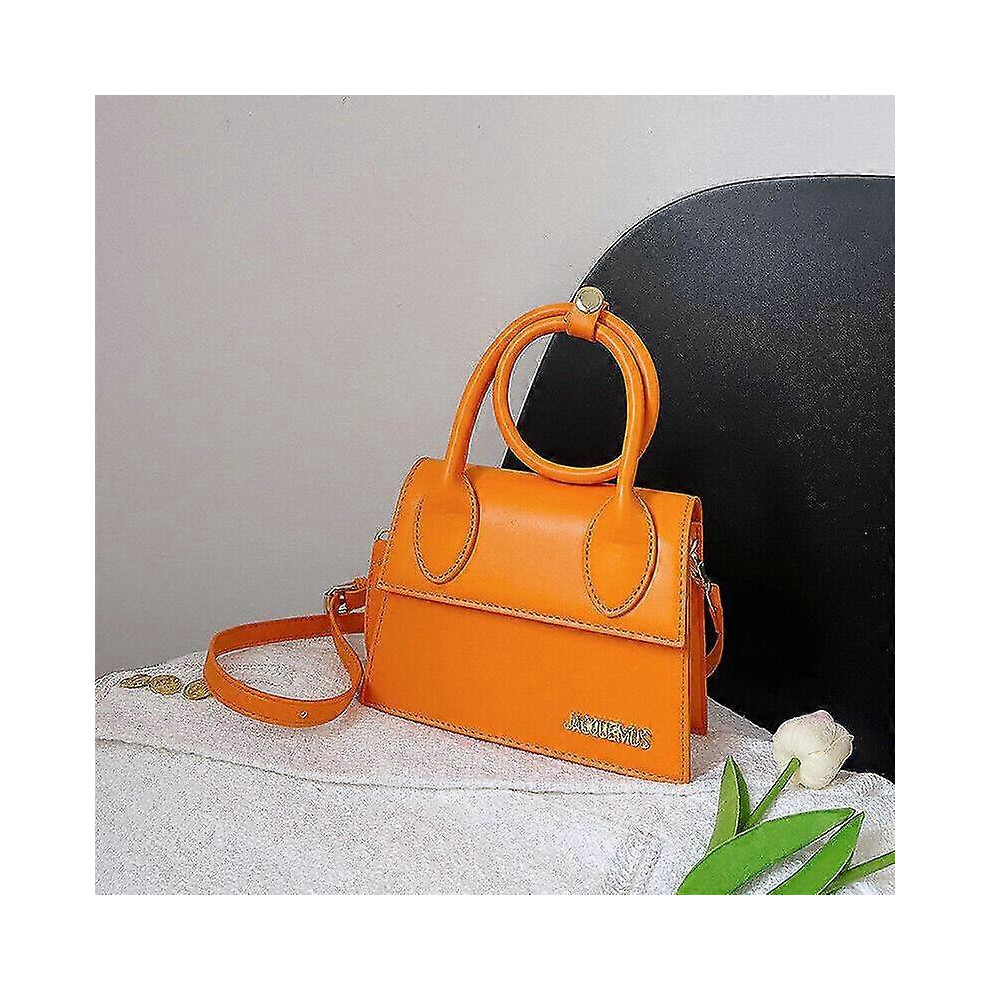 (Orange, One Size) New Fashion One-Shoulder Diagonal Handbag Ladies Shoulder Messenger Bags 5062994733468