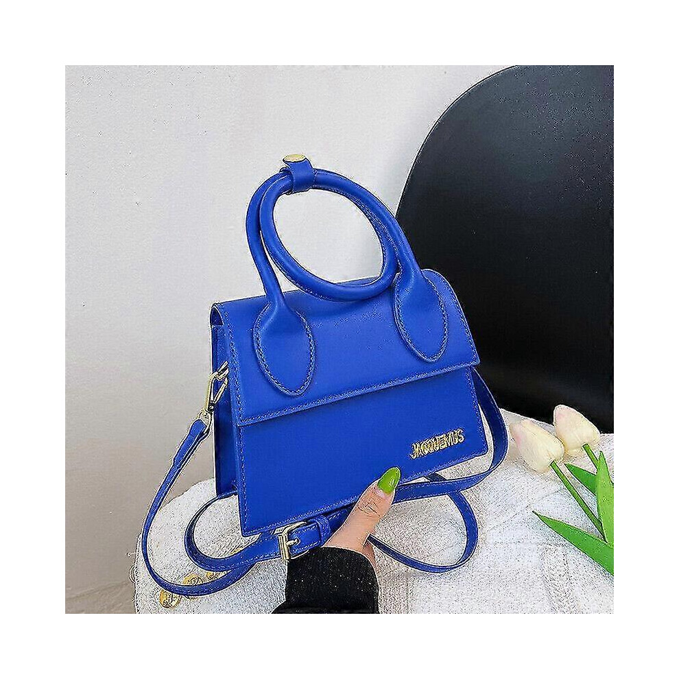 (Blue, One Size) New Fashion One-Shoulder Diagonal Handbag Ladies Shoulder Messenger Bags 5062994733444