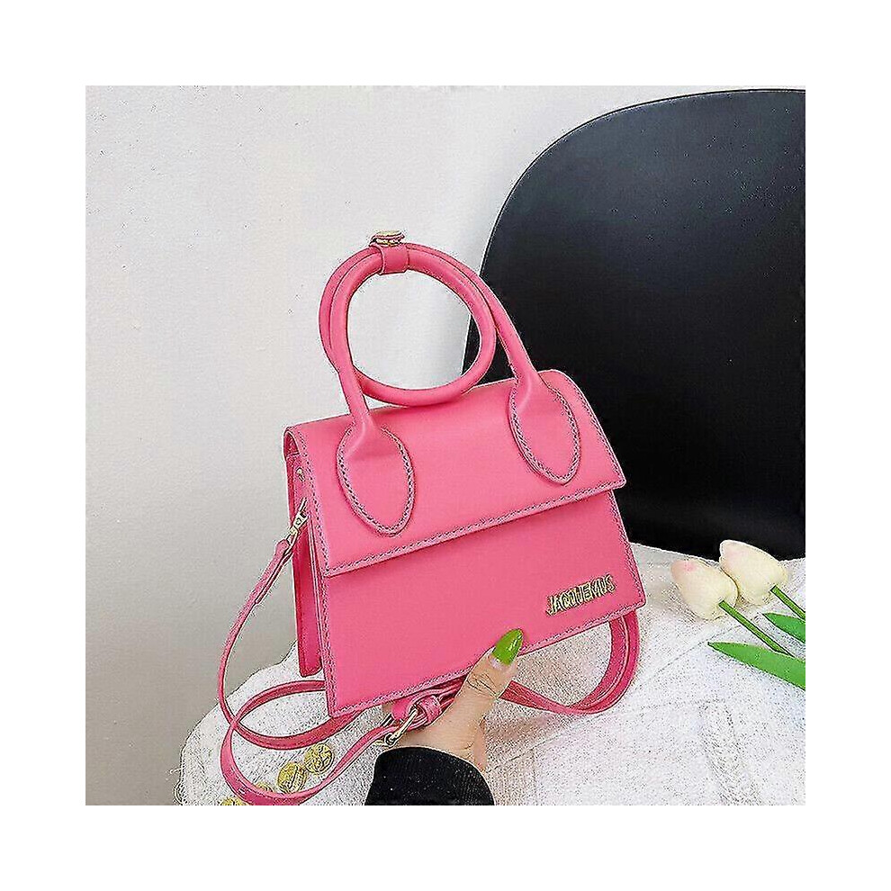 (Pink, One Size) New Fashion One-Shoulder Diagonal Handbag Ladies Shoulder Messenger Bags 5062994733413