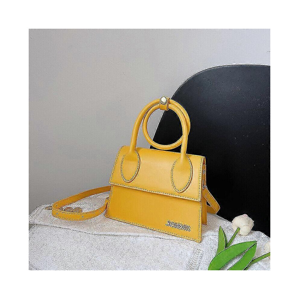 (Yellow, One Size) New Fashion One-Shoulder Diagonal Handbag Ladies Shoulder Messenger Bags 5062994733437