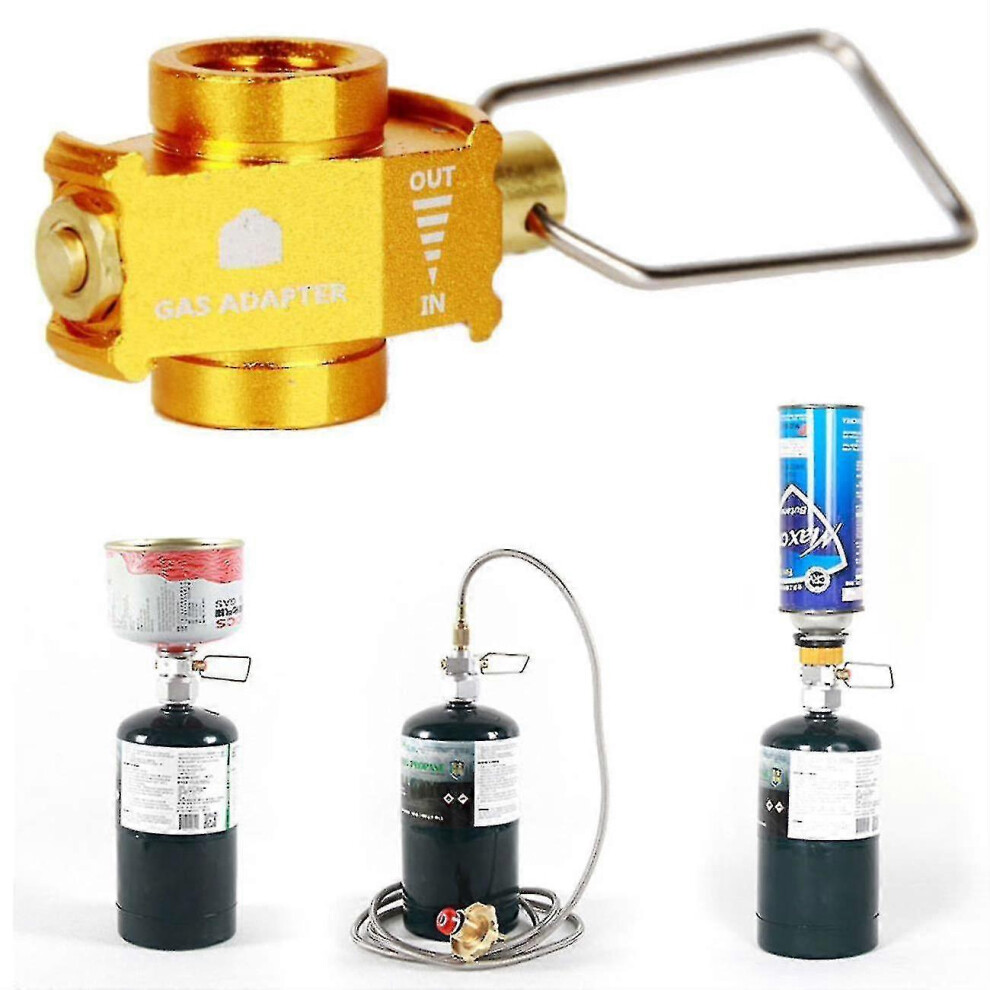 (As Show, One Size) Camping Gas Saver Plus Gas Converter Shifter Refill Flat Tank Conversion Adapter 5062994797446