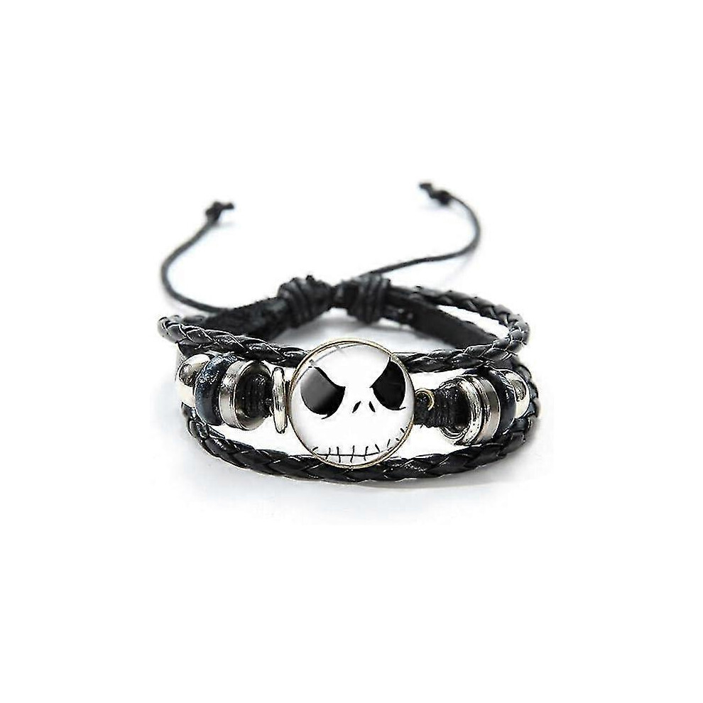 Photos - Other Hand Tools The Nightmare Before Christmas Bracelet Skellington and Cartoon Figure Charm Bracelet Unisex Jewelry Gif(As show, One size)