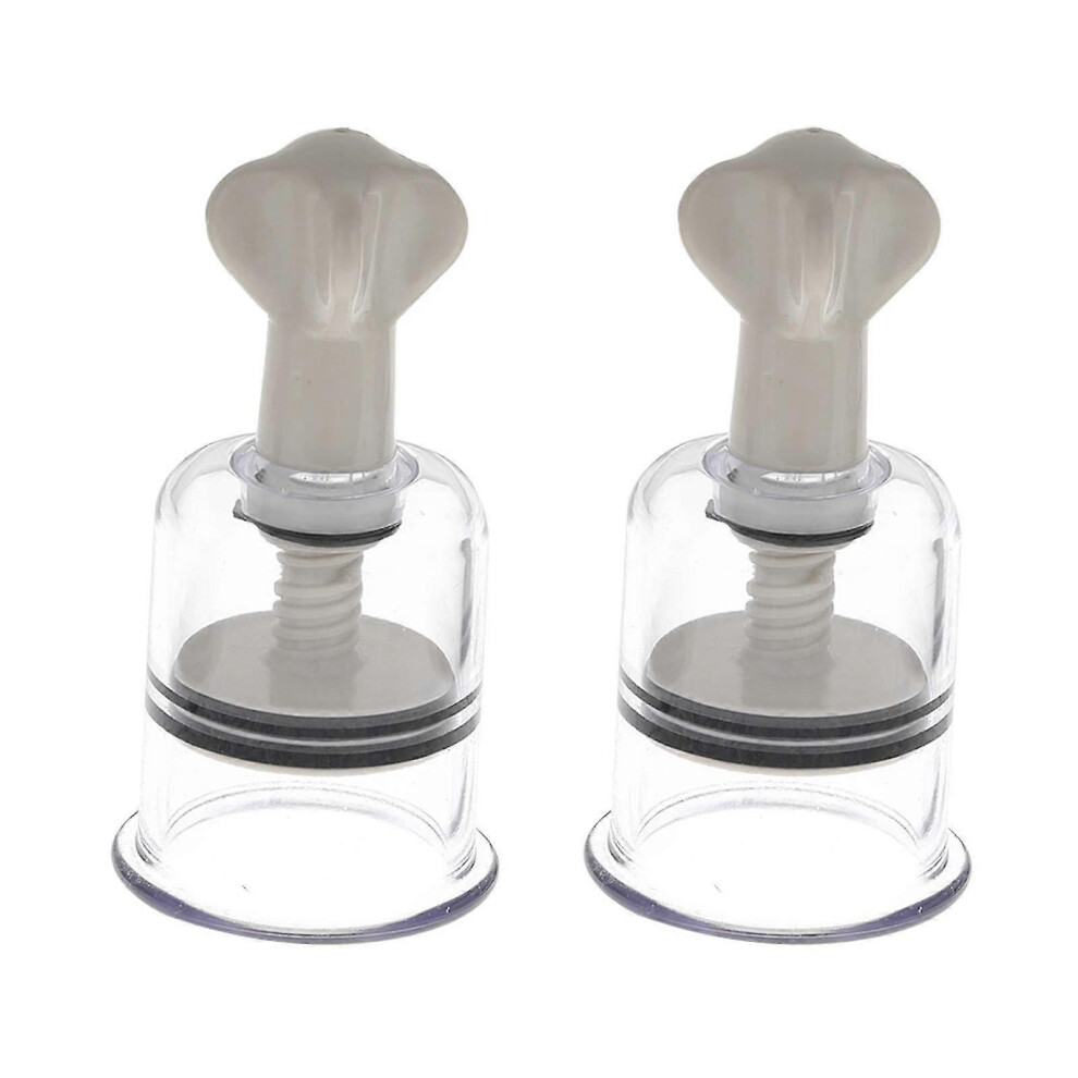 (Xxl, One Size) 2Pcs Vacuum Cupping Therapy Set Natural Nipple Enlargement & Enhancer - Firmer, Perkier, Larger Nipples 5062994740190
