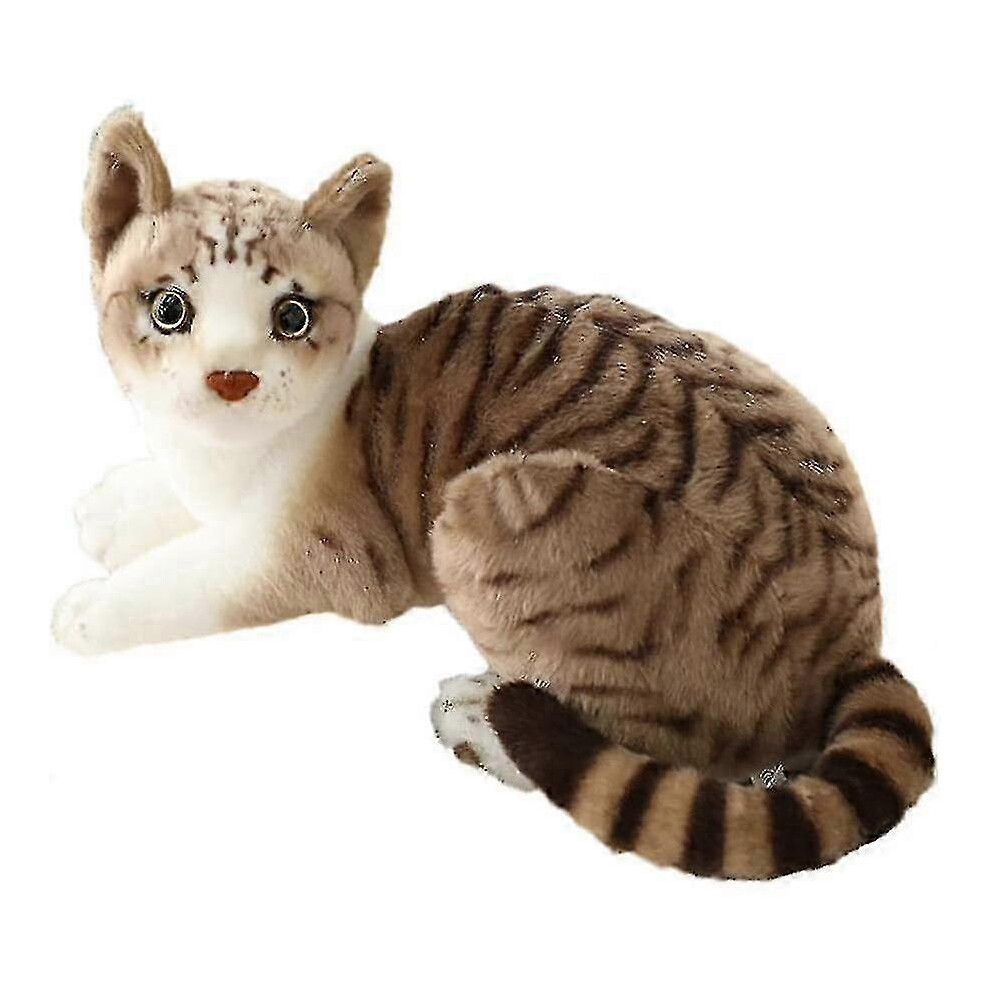 (30Cm, A) Siamese Cat Stuffed Animal, Shorthair Cat Realistic Plush Cat Stuffed Toys 5063595997518