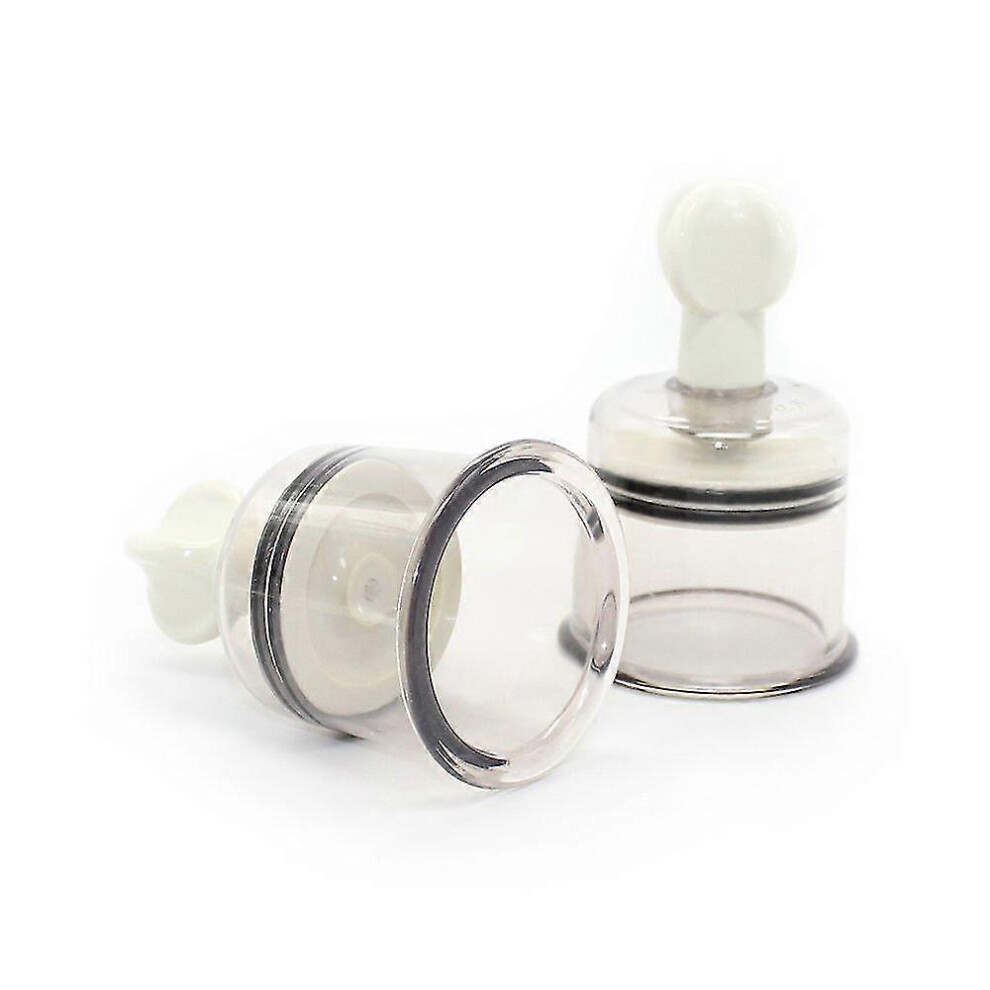 (Xl, One Size) 2Pcs Vacuum Cupping Therapy Set Natural Nipple Enlargement & Enhancer - Firmer, Perkier, Larger Nipples 5062994740183
