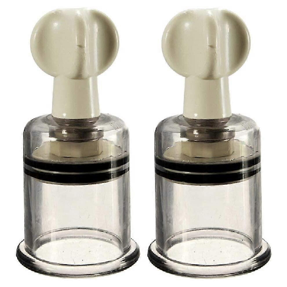 (L, One Size) 2Pcs Vacuum Cupping Therapy Set Natural Nipple Enlargement & Enhancer - Firmer, Perkier, Larger Nipples 5062994711237
