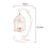 Candle Holder Hollow Out Bird Cage Hanging Candlestick Lantern, B 10
